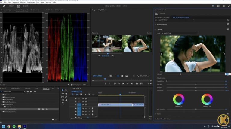 Lumetri Colour in Adobe Premiere